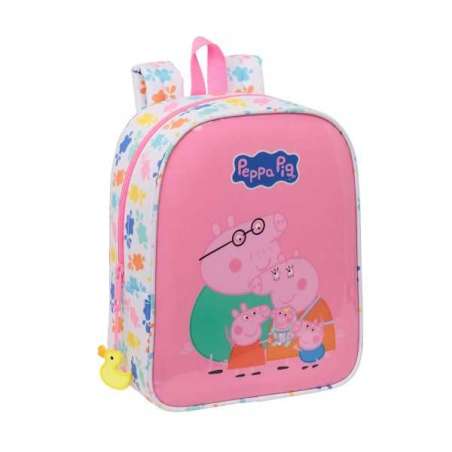 peppa pig mochila guarderia adaptable carro (safta - 612572232)