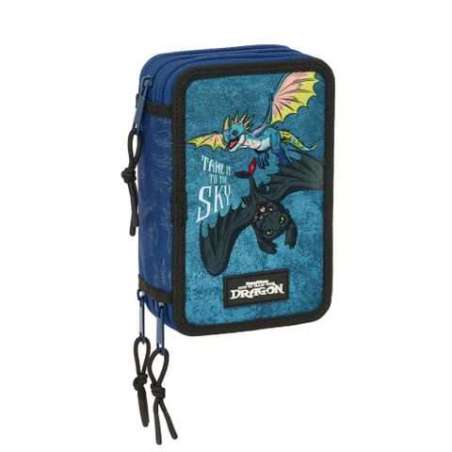 dragones movie plumier triple 37 piezas (safta - 412546857)