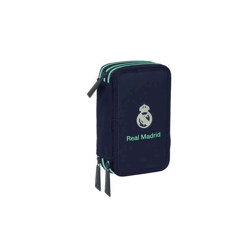 real madrid plumier triple 37 piezas (safta - 412557857)
