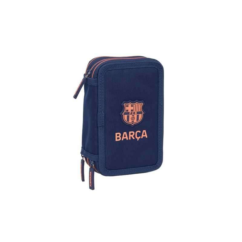 f.c. barcelona plumier triple 37 piezas (safta - 412526857)