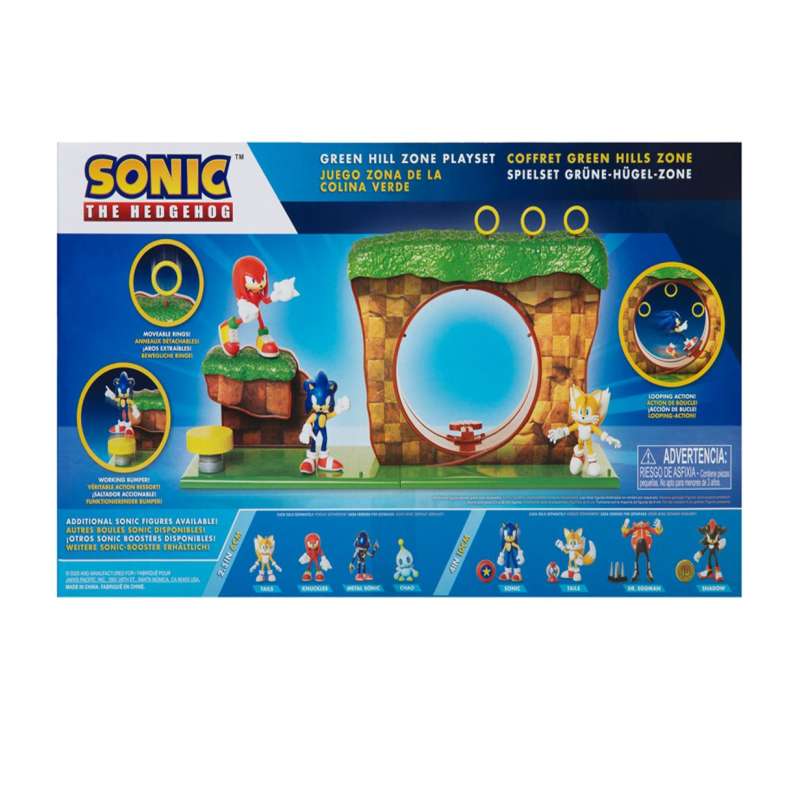 sonic playset colina verde con figura  (jakks pacific - 403934-rf2 ) sonic playset colina verde con figura  (jakks pacific - 403934-rf2 )