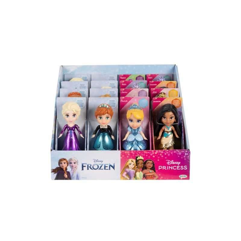 disney princess & frozen mini muÑecas 7 cm surtidas (jakks pacific - 233354-12-pq-rf)
