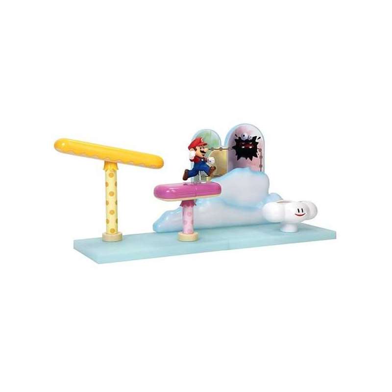 super mario playset en las nubes+figura 6 cm (jakks pacific - 402004) super mario playset en las nubes+figura 6 cm (jakks pacific - 402004)