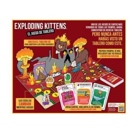 exploding kittens el juego de tablero (asmodee - ekibg01es)