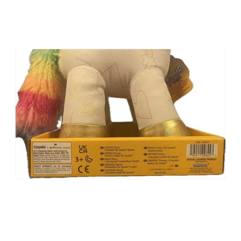 crayola colorea tu peluche unicornio ( 4026316)
