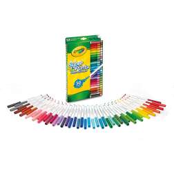 crayola 50 rotu super punta lavables