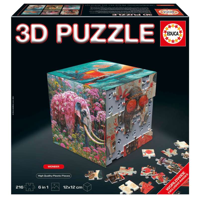educa puzzle 3d cubos wonder (educa - 20334) educa puzzle 3d cubos wonder (educa - 20334)