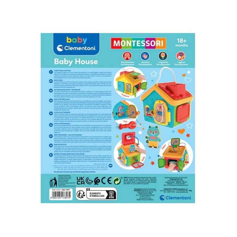 baby montessori casita actividades (clementoni - 17857) baby montessori casita actividades (clementoni - 17857)