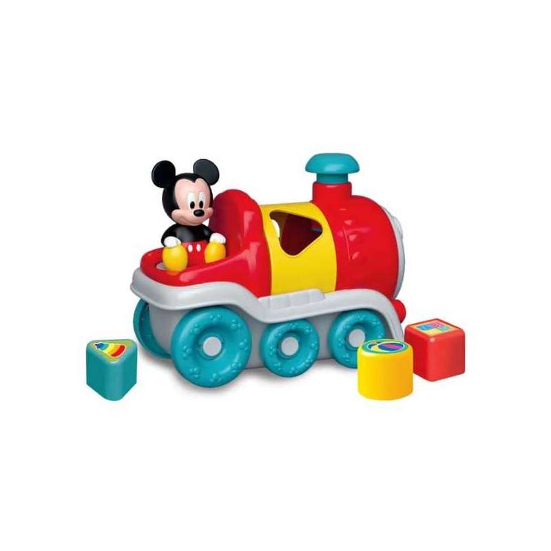 disney baby tren encaja formas mickey (clementoni - 17900)
