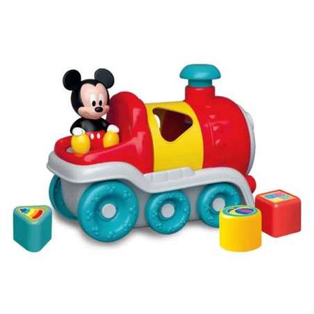 disney baby tren encaja formas mickey (clementoni - 17900)