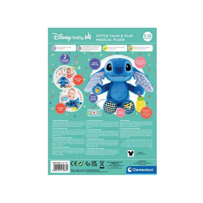 stitch peluche musical (clementoni - 17987) stitch peluche musical (clementoni - 17987)