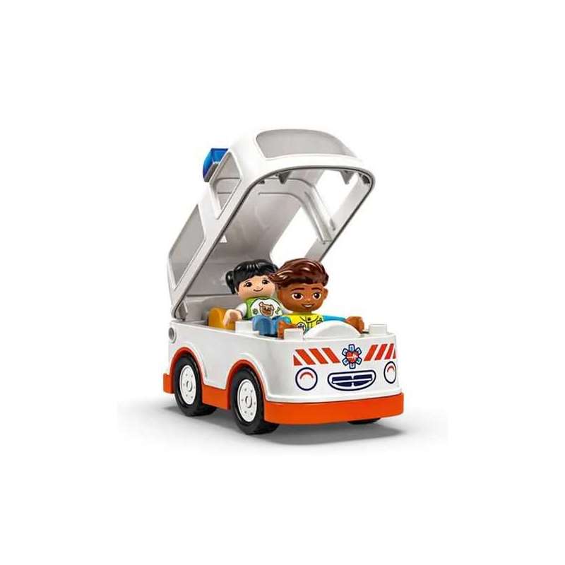 lego duplo ambulancia y conductor (lego - 10447)