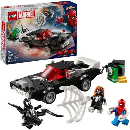 lego marvel spiderman vs coche brutal de venom (lego - 76309)