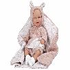 elegance 35 cm babyto rosa con manta (muñecas arias - 60827)