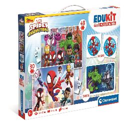 edukit 4 en 1 spidey amazing friends (clementoni - 18295)
