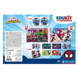 edukit 4 en 1 spidey amazing friends (clementoni - 18295)