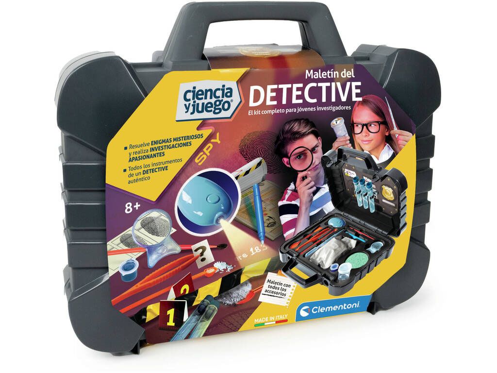 ciencia y juego maletin detective (clementoni - 55566)