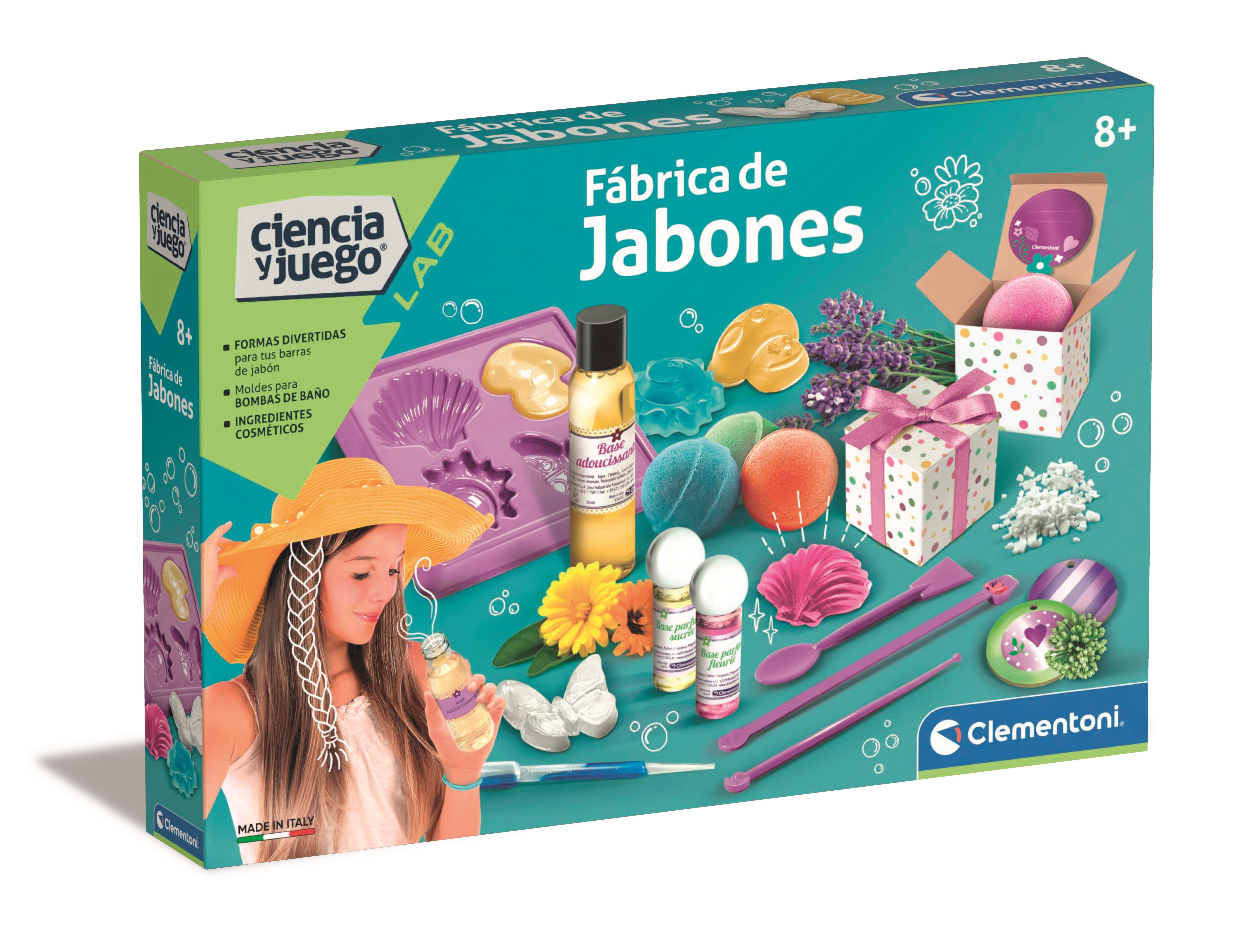 ciencia y juego fabrica de jabones (clementoni - 55205)