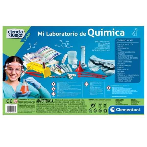 ciencia y juego laboratorio de quimica (clementoni - 55287)