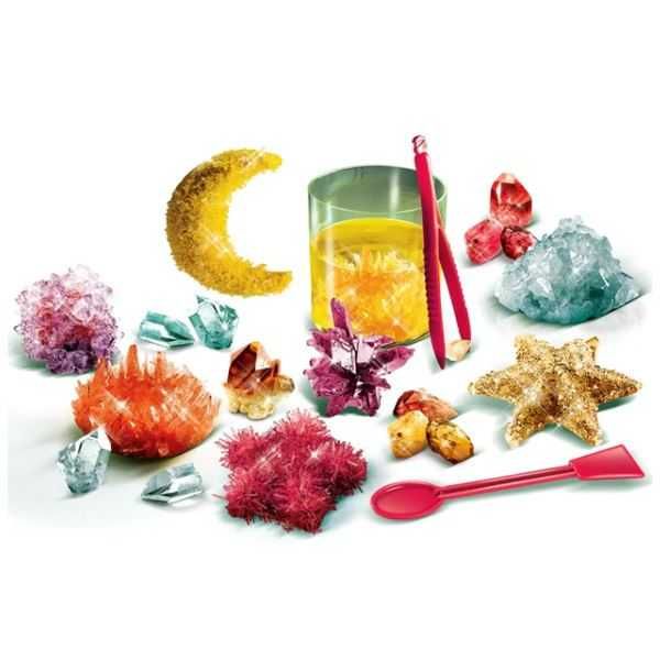 ciencia y juego crea tus cristales (clementoni - 55547)