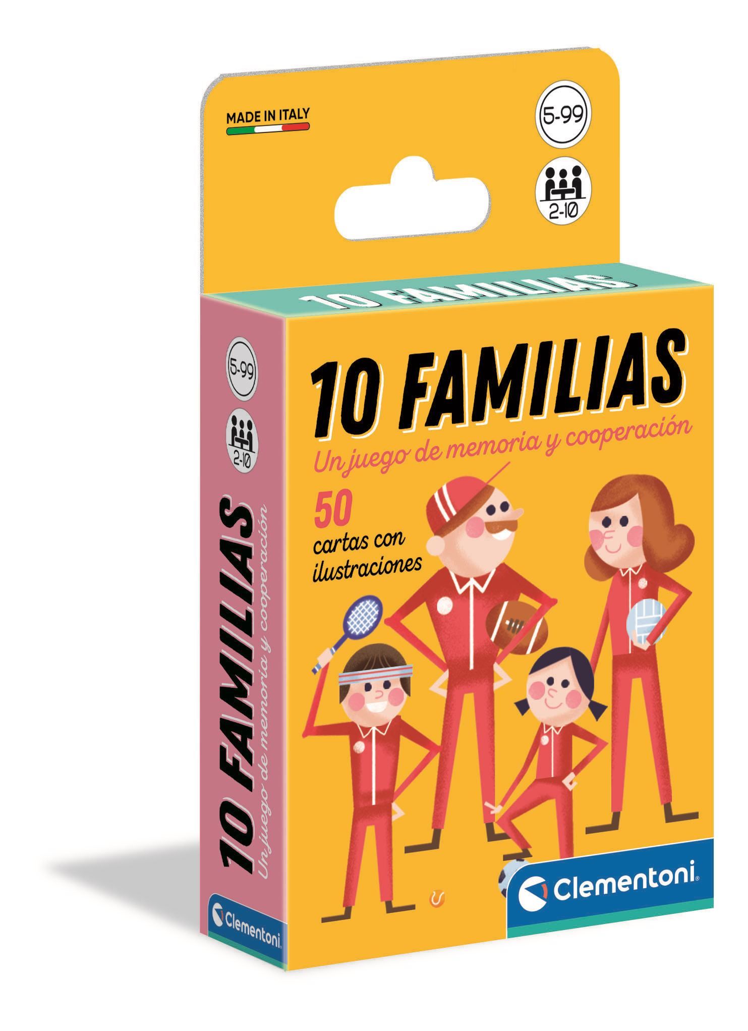 10 familias juego de cartas (clementoni - 55408) 10 familias juego de cartas (clementoni - 55408)