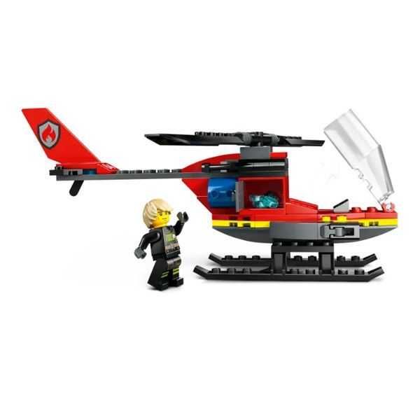 lego city helicoptero rescate bomberos (lego - 60411)