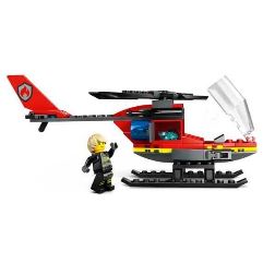 lego city helicoptero rescate bomberos (lego - 60411)