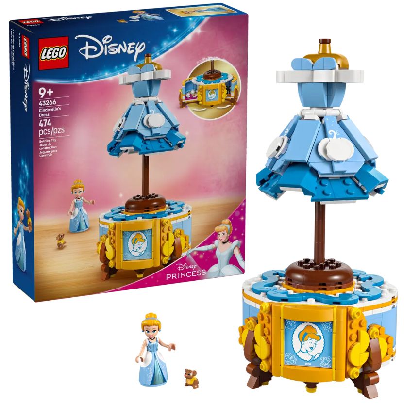 lego disney princess traje de cenicienta (lego - 43266)