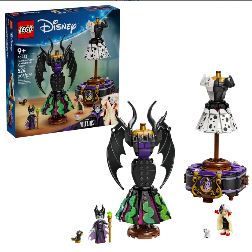 lego disney traje de malefica y cuella de vil (lego - 43262)
