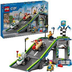 lego city rampa acelaracion coches carreras (lego - 60460)