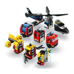 lego city mix helicoptero, camion bomberos y submarino (lego - 60462)