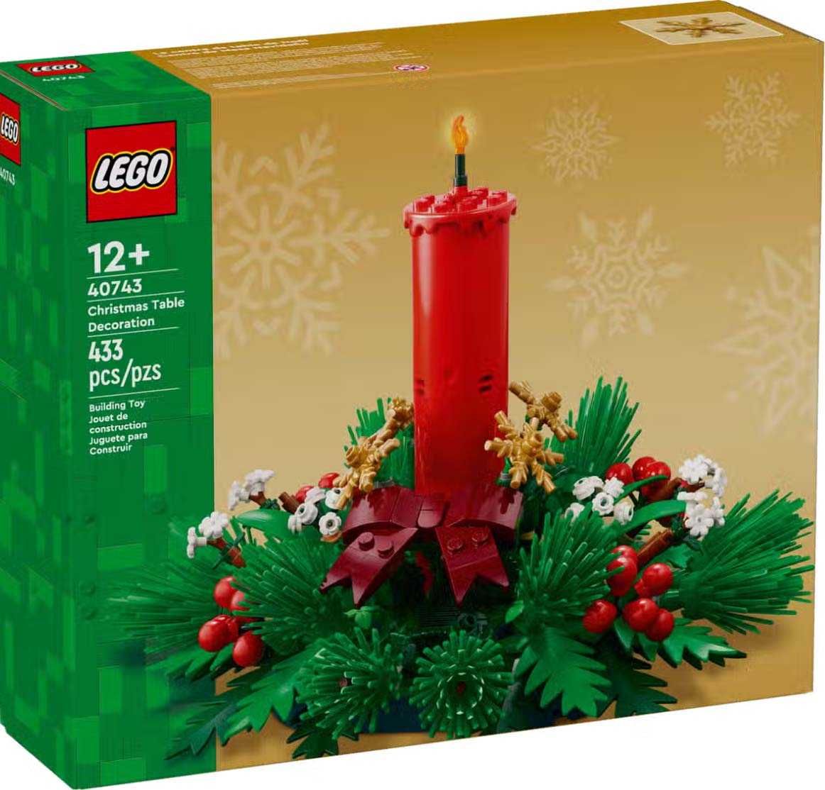 lego centro de mesa navideÑo (lego - 40743)