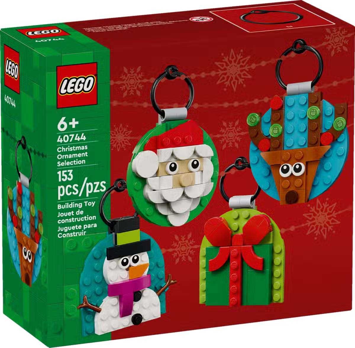 lego seleccion de adornos navideÑos (lego - 40744)