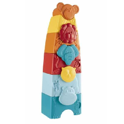 chicco torre apilable animalitos eco 2 en 1 (artsana - 11570)