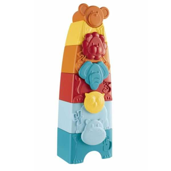 chicco torre apilable animalitos eco 2 en 1 (artsana - 11570)