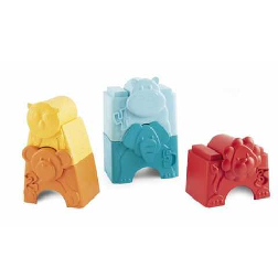 chicco torre apilable animalitos eco 2 en 1 (artsana - 11570)