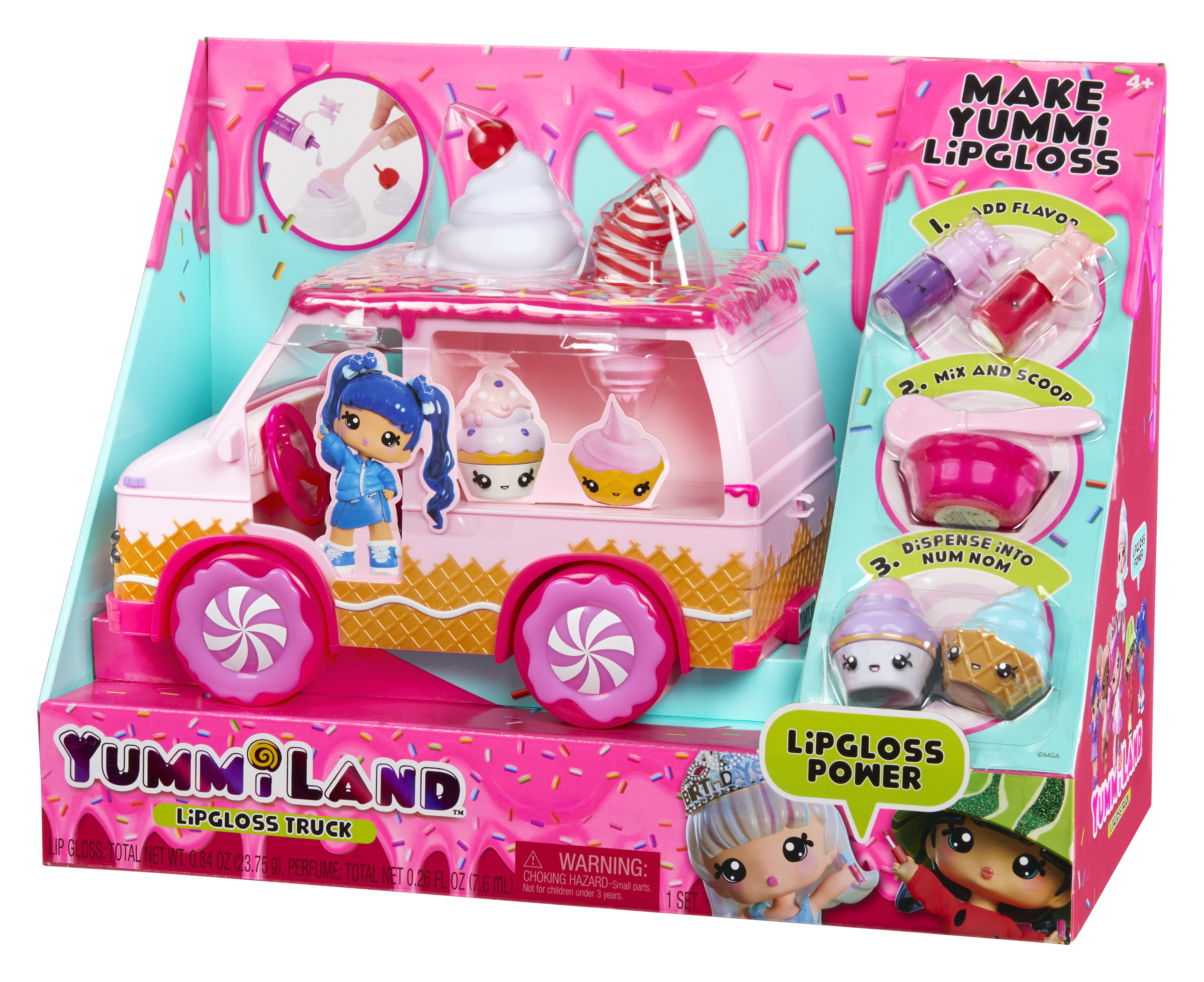 yummiland camion helados fabrica de lipgloss (mga - 541073euc)