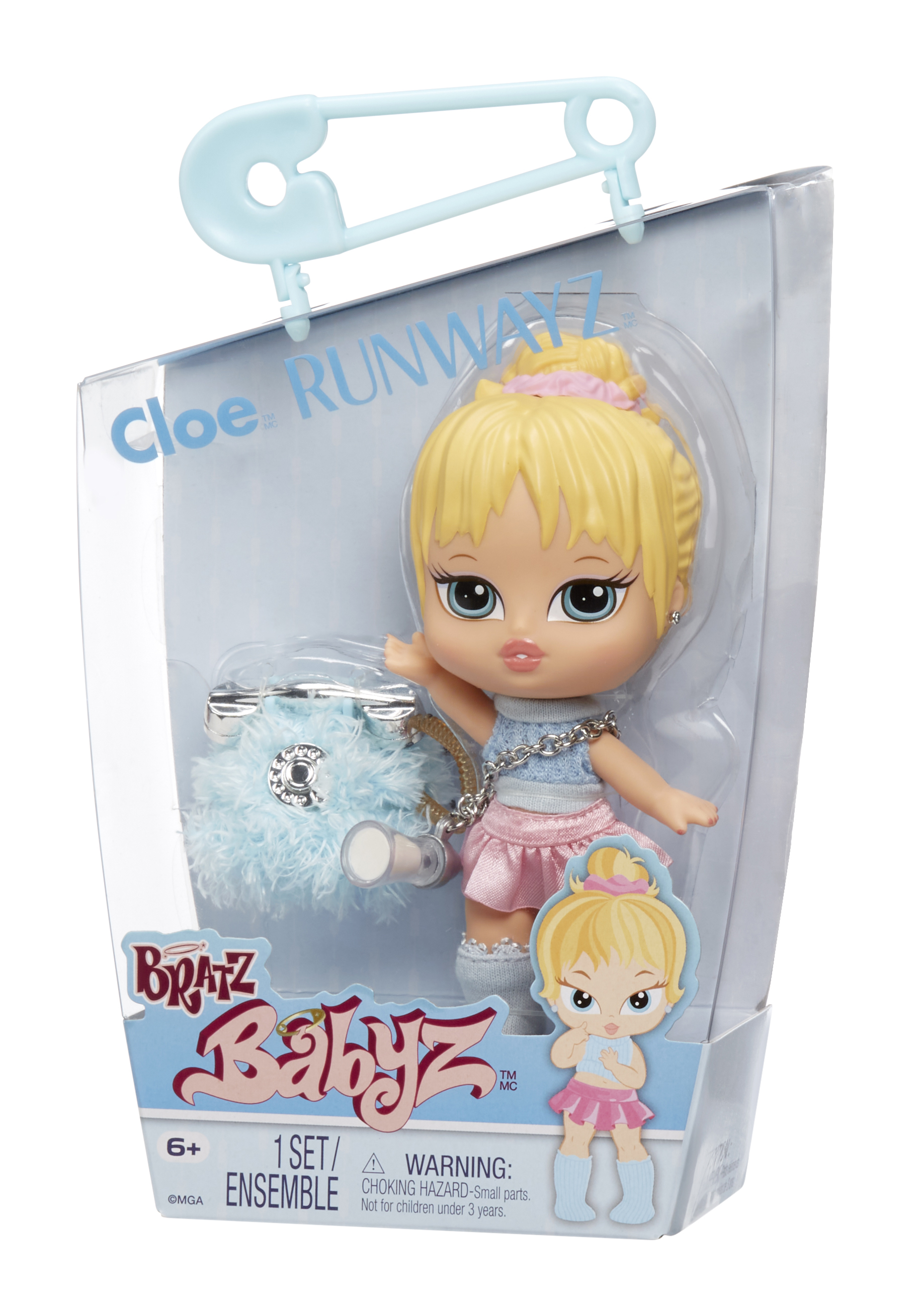bratz babyz runwayz doll cloe ( mga- 524052euc)