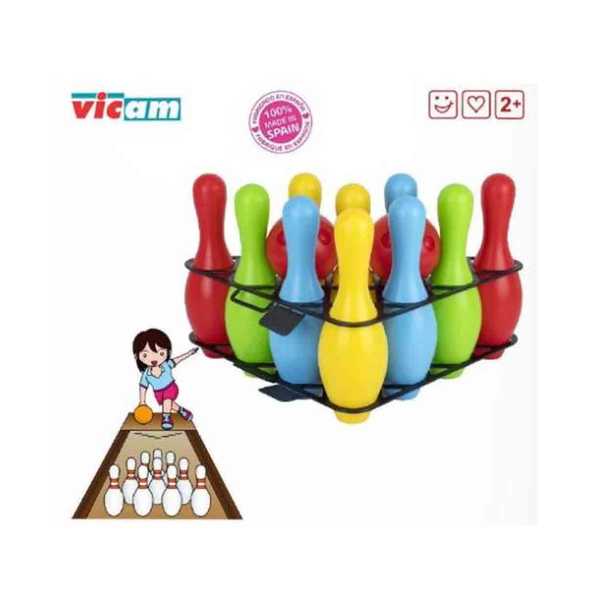 set 10 bolos con 2 bolas ( vicam - 81)