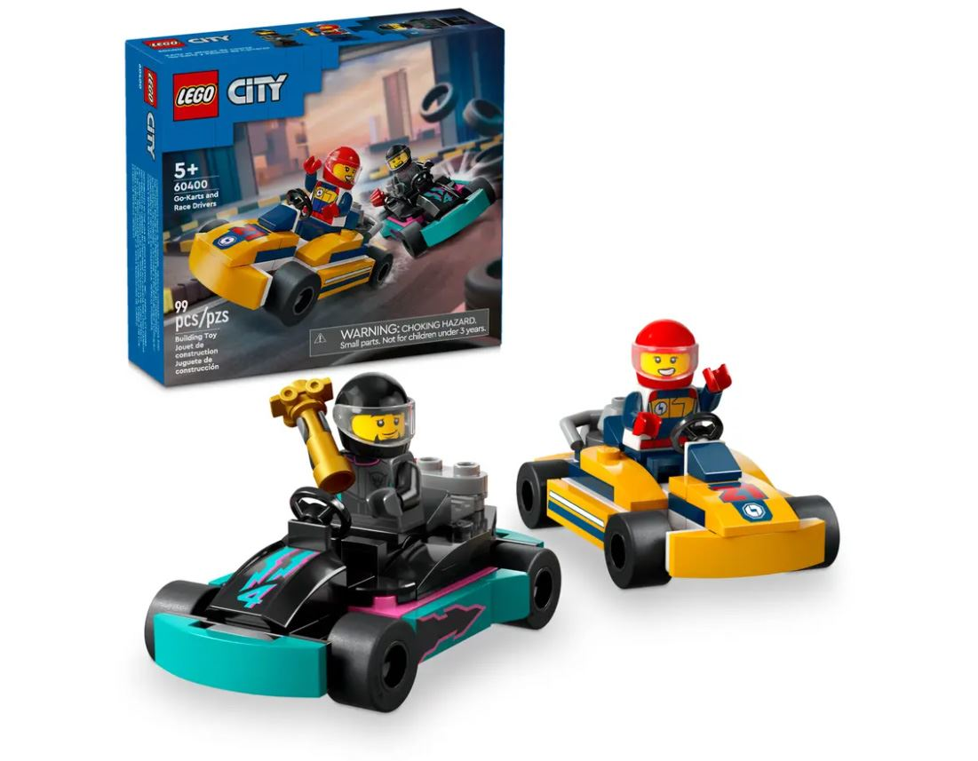 lego city karts y pilotos de carreras (lego - 60400)