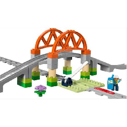 lego duplo set expansion: puente y vias ferroviarias (lego - 10426)