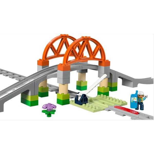 lego duplo set expansion: puente y vias ferroviarias (lego - 10426)