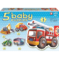 baby puzzles vehiculos (bizak - 14866)