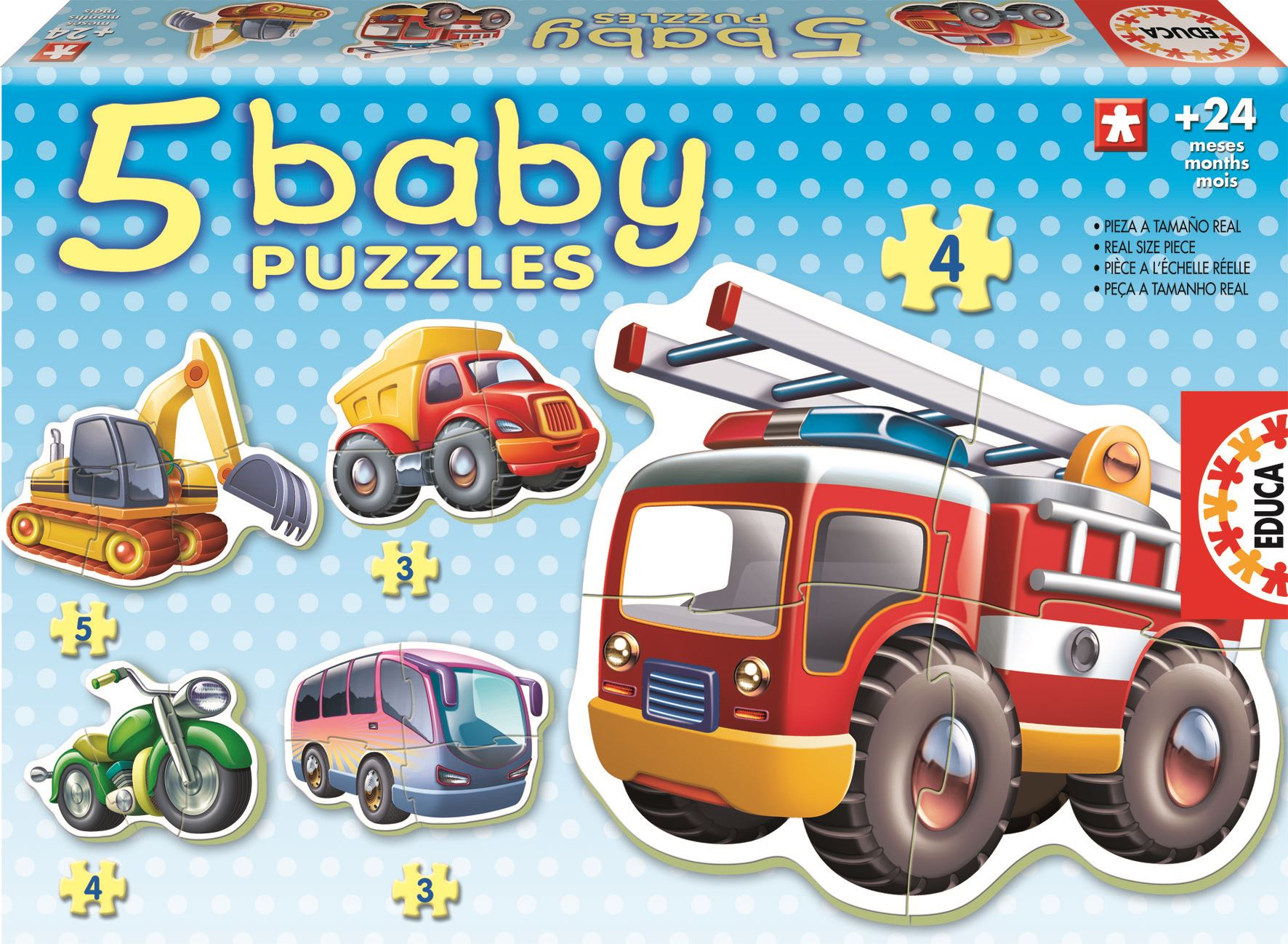 baby puzzles vehiculos (bizak - 14866)