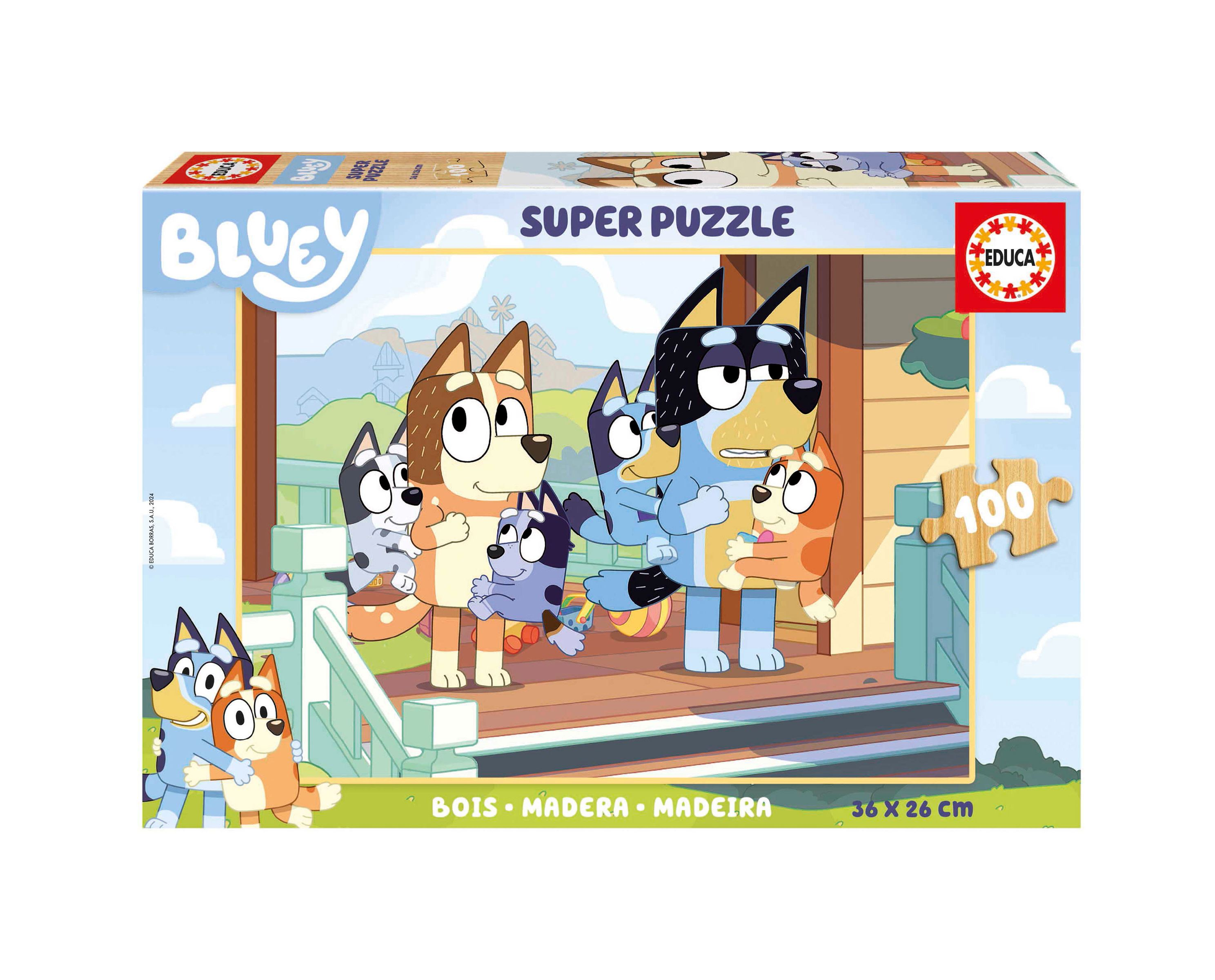 puzzle 100 piezas bluey