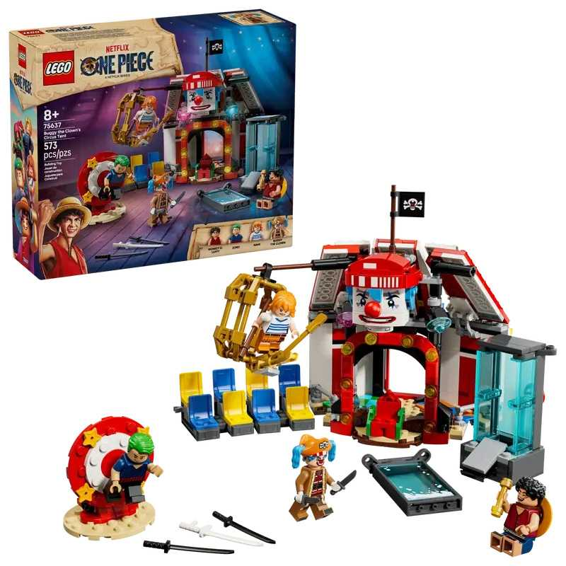 lego one piece carpa de circo de buggy el payaso