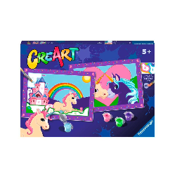 creart serie junior 2 x unicornios (ravensburger - 23558)