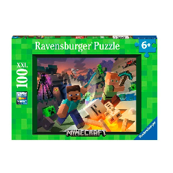 puzzle 100 piezas xxl minecraft (ravensburger - 13333)