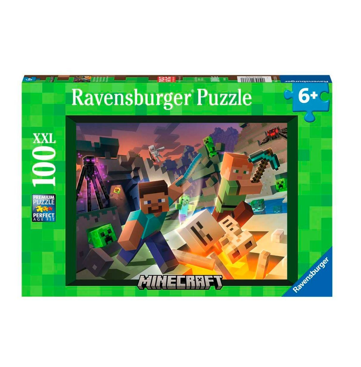 puzzle 100 piezas xxl minecraft (ravensburger - 13333) puzzle 100 piezas xxl minecraft (ravensburger - 13333)