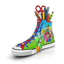 puzzle 3d 108 sneaker super mario ( ravensburger - 11267 )